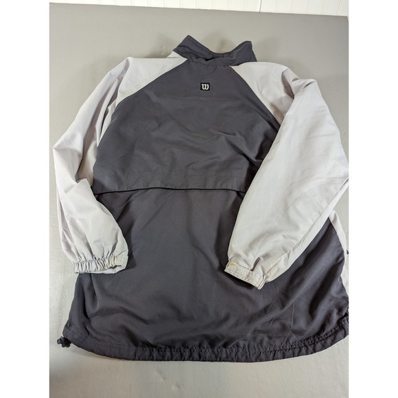 Vtg Wilson Windbreaker Jacket Men's Size M Full Zip Retro Athletic Performance - Picture 8 of 13